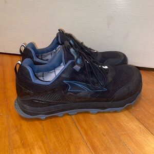 Altra Z1485 Womens Black/Blue Lone Peak All Weather Shoes Trail Running 9.5
